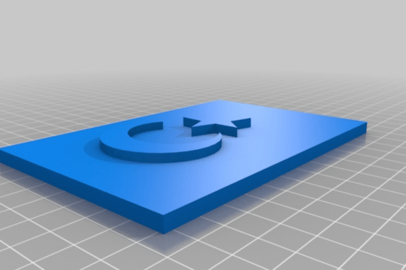 3D Printable Turkish Flag: Evaluating a Symbolic Design for Digital Crafting