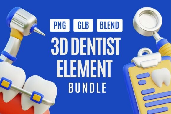 3D Tooth and Dentist Tools Collection: A Strategic Design Asset for Modern Healthcare Communication