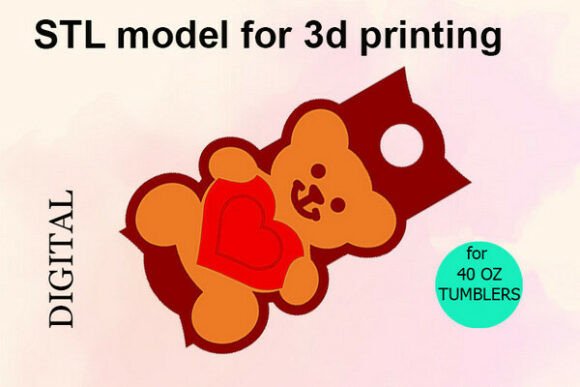 A Practical Comparison of Personalized Drinkware: The Bear Heart Tumbler Topper STL File
