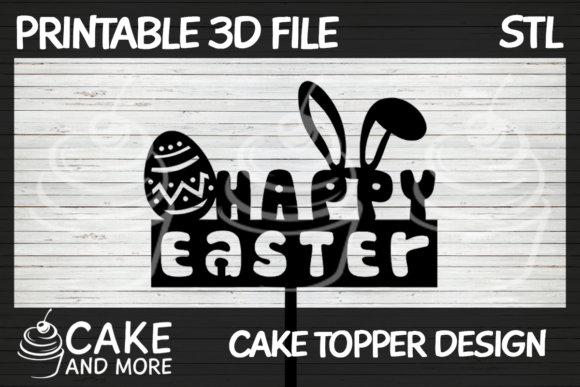 Bold Happy Easter Bunny and Egg Cake Topper: A Strategic Decorative Asset