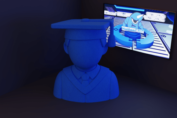 Celebrating Achievement with a 3D Printed Graduating Student