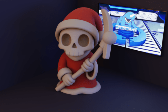 Death Claus: A Macabre Twist on Festive 3D Printing