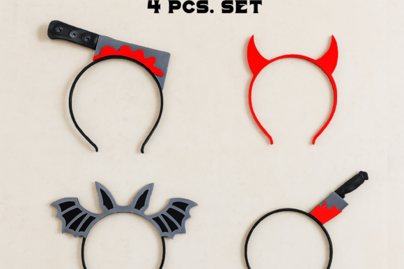 Elevate Your Halloween Celebration with a Halloween Party HeadBands Set