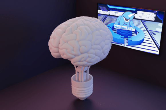 Enlightened Mind: Illuminating Ideas Through a Unique 3D Symbol
