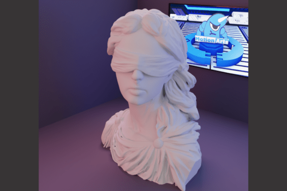 From Myth to Print: The Symbolic Power of a Bust of Themis Goddess of Justice