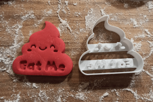 Funny Poop Emoji Cookie Cutter
