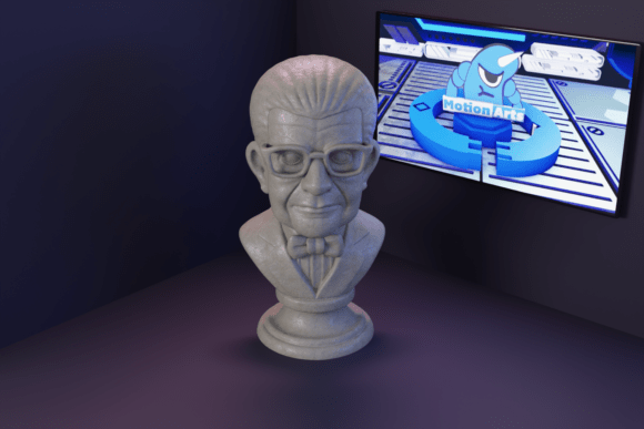 Jacques Lacan Bust: An Artistic 3D Model for Collectors and Thinkers
