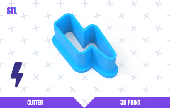 Lightning Bolt Cookie Cutter STL: A Creative Tool for Bakers