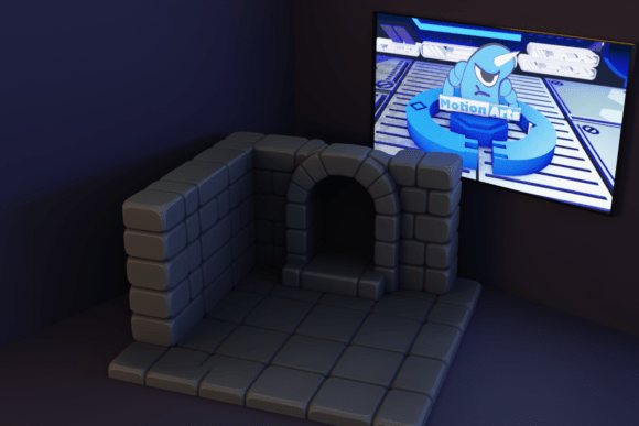 Minimalist Medieval Scenery: A Modern Take on Fantasy