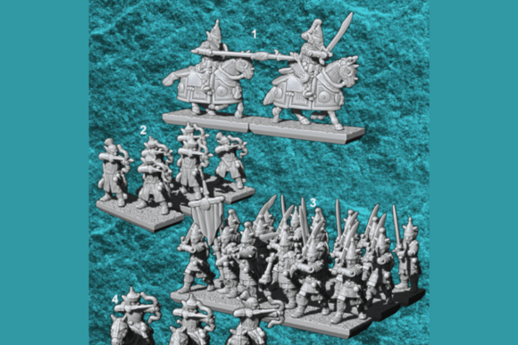 The 10mm Turko-Mongol Elfs Army Bundle: A Unique Fusion for Fantasy Warfare