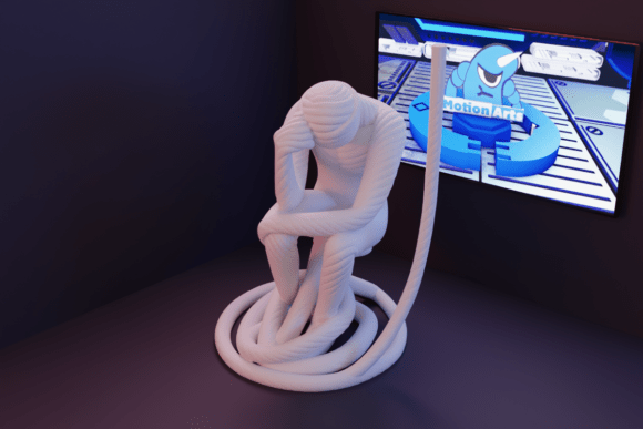 The Curled Up Man Sculpture: Integrating Conceptual Art into Modern Workflows