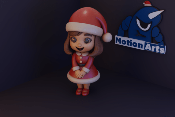 The Girl in Christmas Outfit: A Festive Gateway to 3D Printing