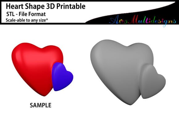The Heart Shape STL File: A 3D Printable Digital Product