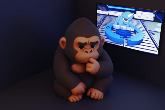 The Thinking Gorilla: A 3D Model of Character and Contemplation