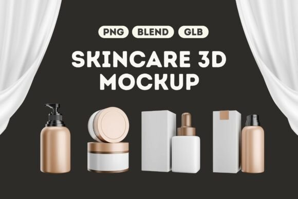 Understanding Skincare 3D Mockup Vol 2: A Resource for Cosmetic Brand Visualization