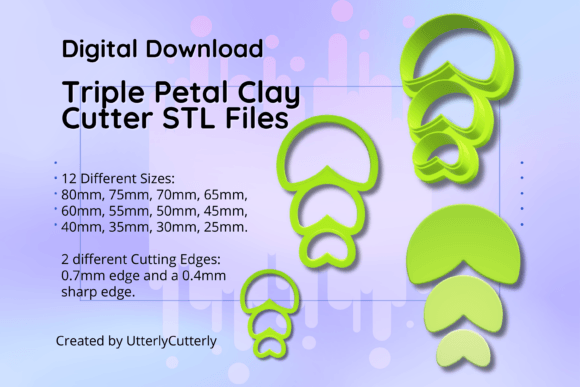 Understanding the Triple Petal Clay Cutter STL File: A Comprehensive Evaluation
