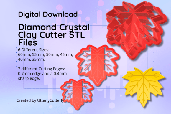 Unlock Autumn Crafting: The Clay Cutter STL File Fall Autumn Leaf- F