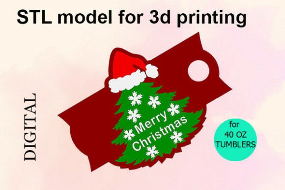 Your Festive Drink Companion: The Christmas Tree 40 Oz Tumbler Topper